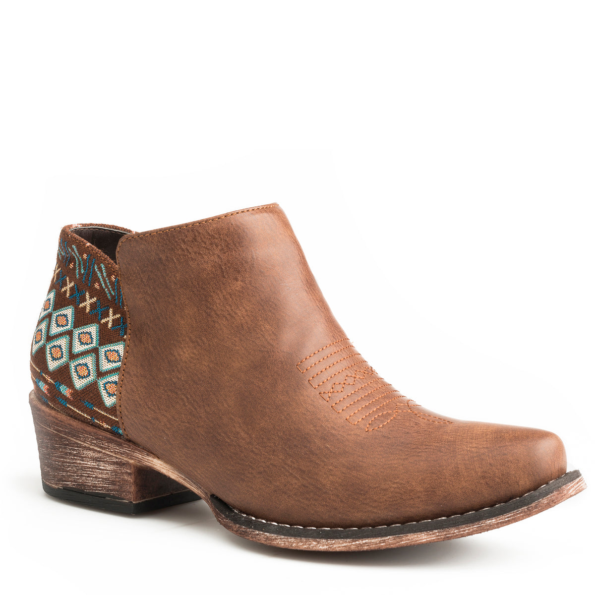 Roper Womens Sedona - Brown/Aztec Heel