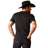 Ariat Mens Sendero Winking Skull T Shirt - Black