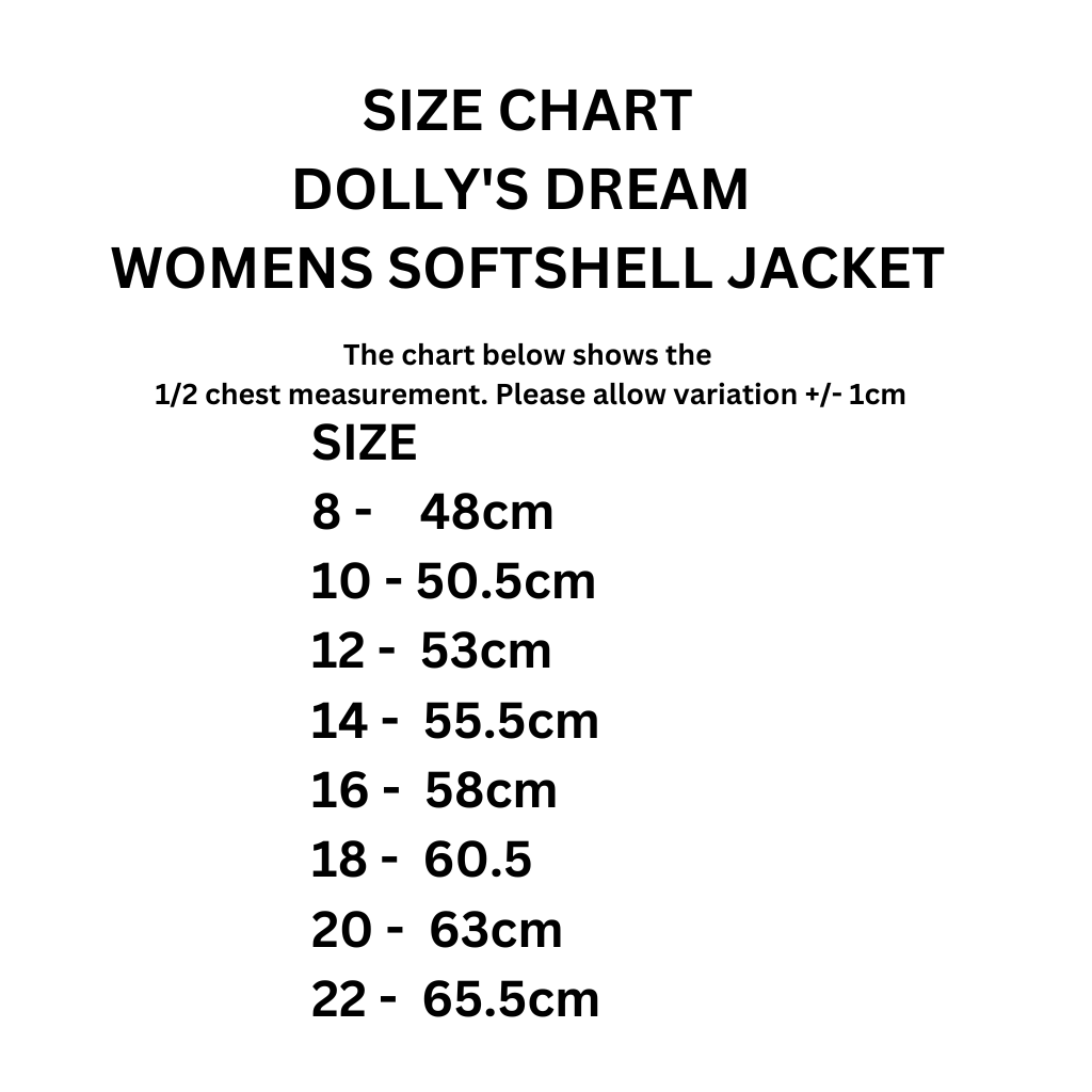 Dollys Dream Womens Softshell Jacket - Navy
