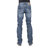 Stetson Mens Denim 1014 - Rocker V Stitching Blue