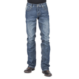 Stetson Mens Denim 1014 - Rocker V Stitching Blue