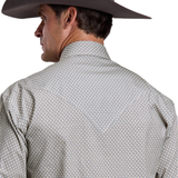 Stetson Mens Collection Shirt - Print Grey
