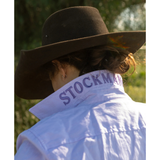 Stockman N Co Womens Pro Series Arena Shirt - Violet Stripe