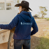 Stockman N Co Womens Hoodie - Navy