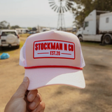 Stockman N Co Trucker Cap - Rose/Red