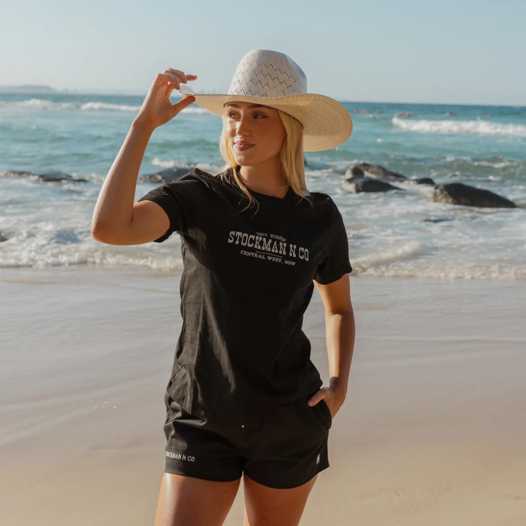 Stockman N Co Womens Classic Tee - Black