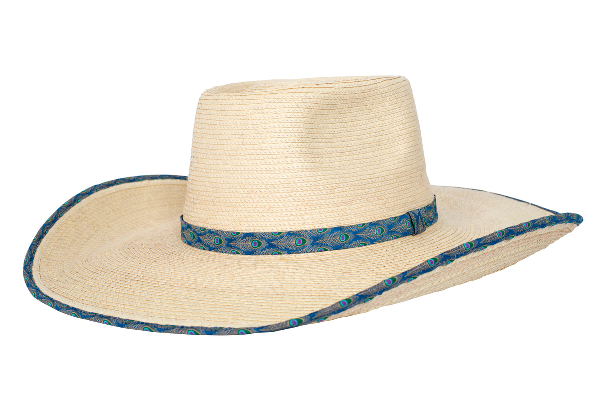 Sunbody Ava Standard Hat - Peacock Feathers