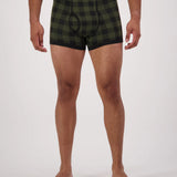 Swanndri Mens Underwear - Olive/Black Check