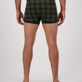 Swanndri Mens Underwear - Olive/Black Check