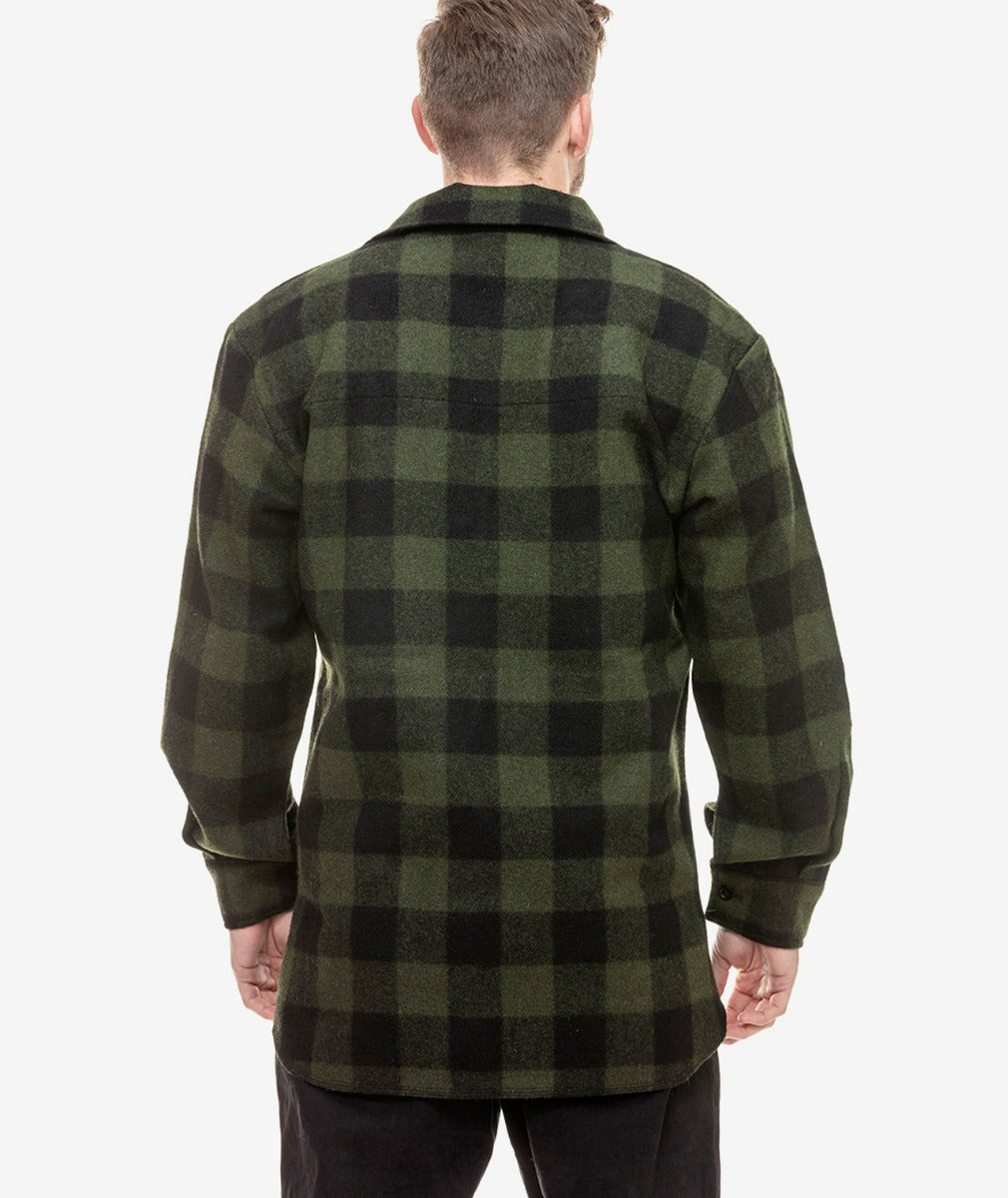 Swanndri Mens Ranger Bush Shirt - Olive/Black Check