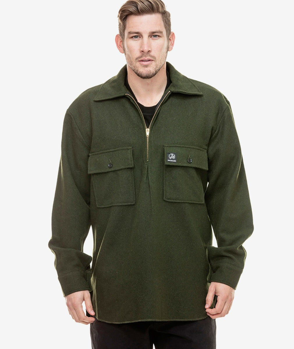 Swanndri Mens Ranger Bush Shirt - Olive