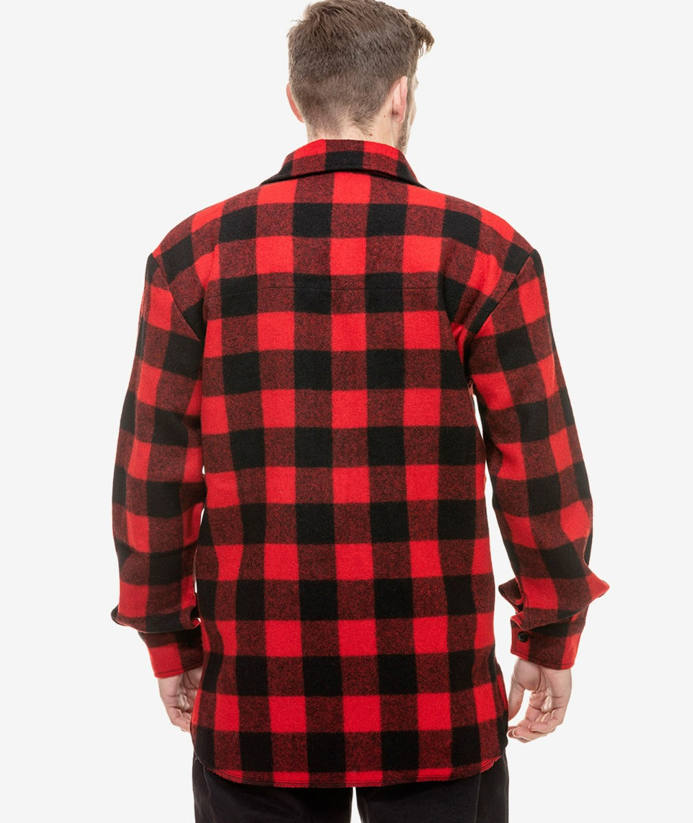 Swanndri Mens Ranger Bush Shirt - Red/Black Check