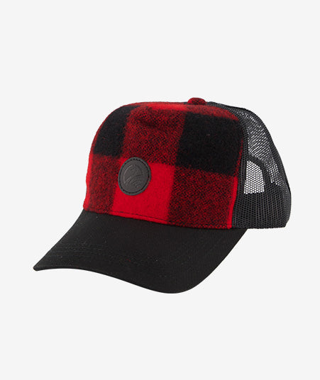 Swanndri Trucker Cap - Red/Black