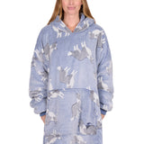 Thomas Cook Adults Dog Snuggle Hoodie - Blue