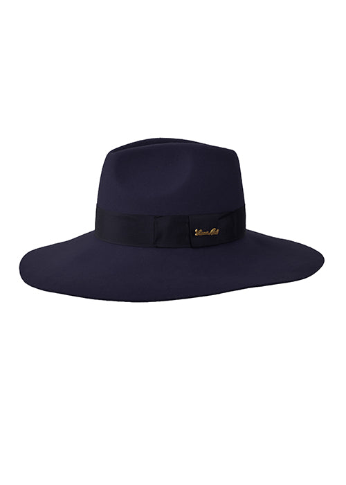 Thomas Cook Augusta Wool Felt Hat - Dark Navy