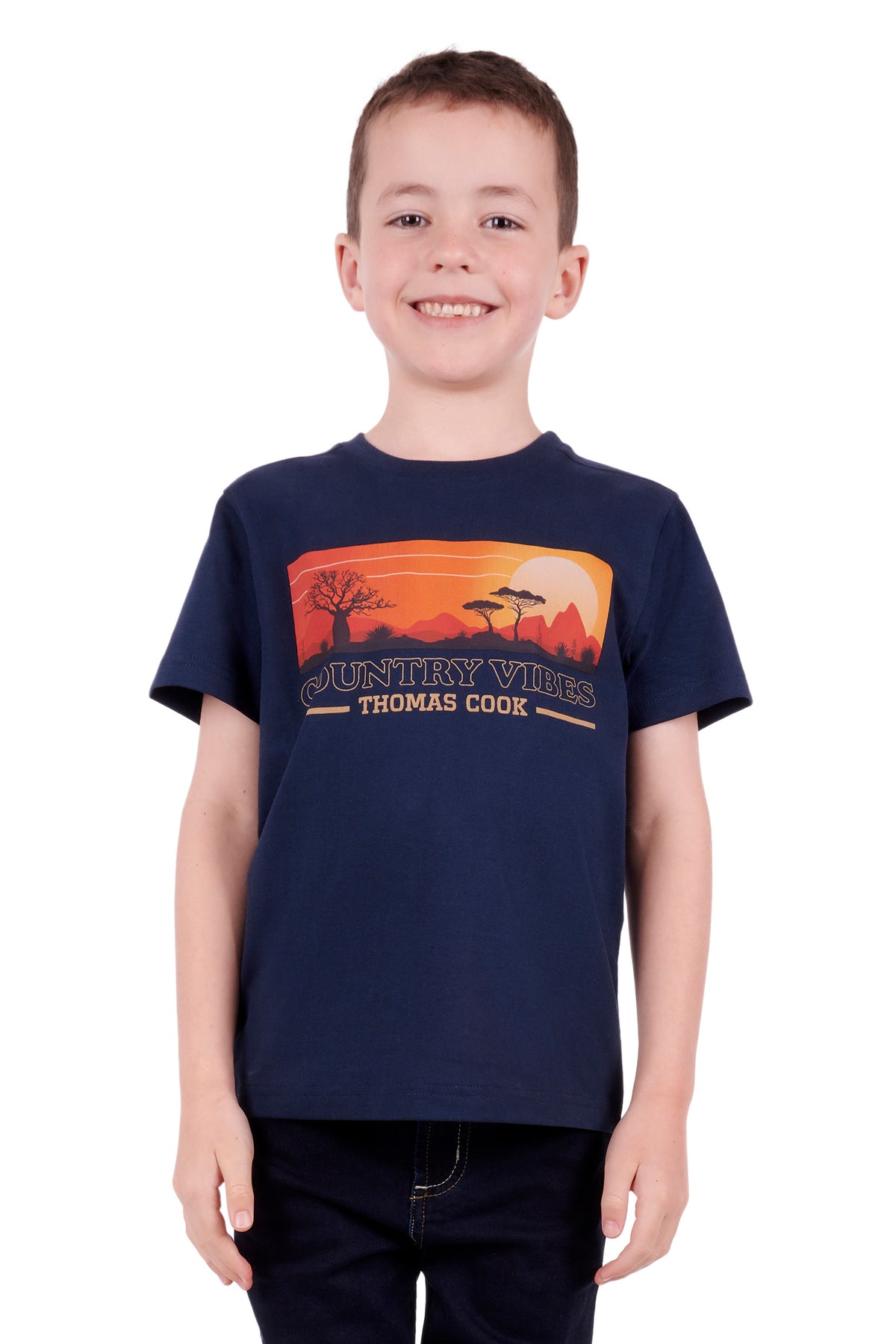 Thomas Cook Boys Boab Tree Tee - Navy