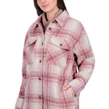 Dux Back Womens Elk Overshirt - Pink