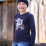 Thomas Cook Kids Emilia Beanie - Navy/Lilac