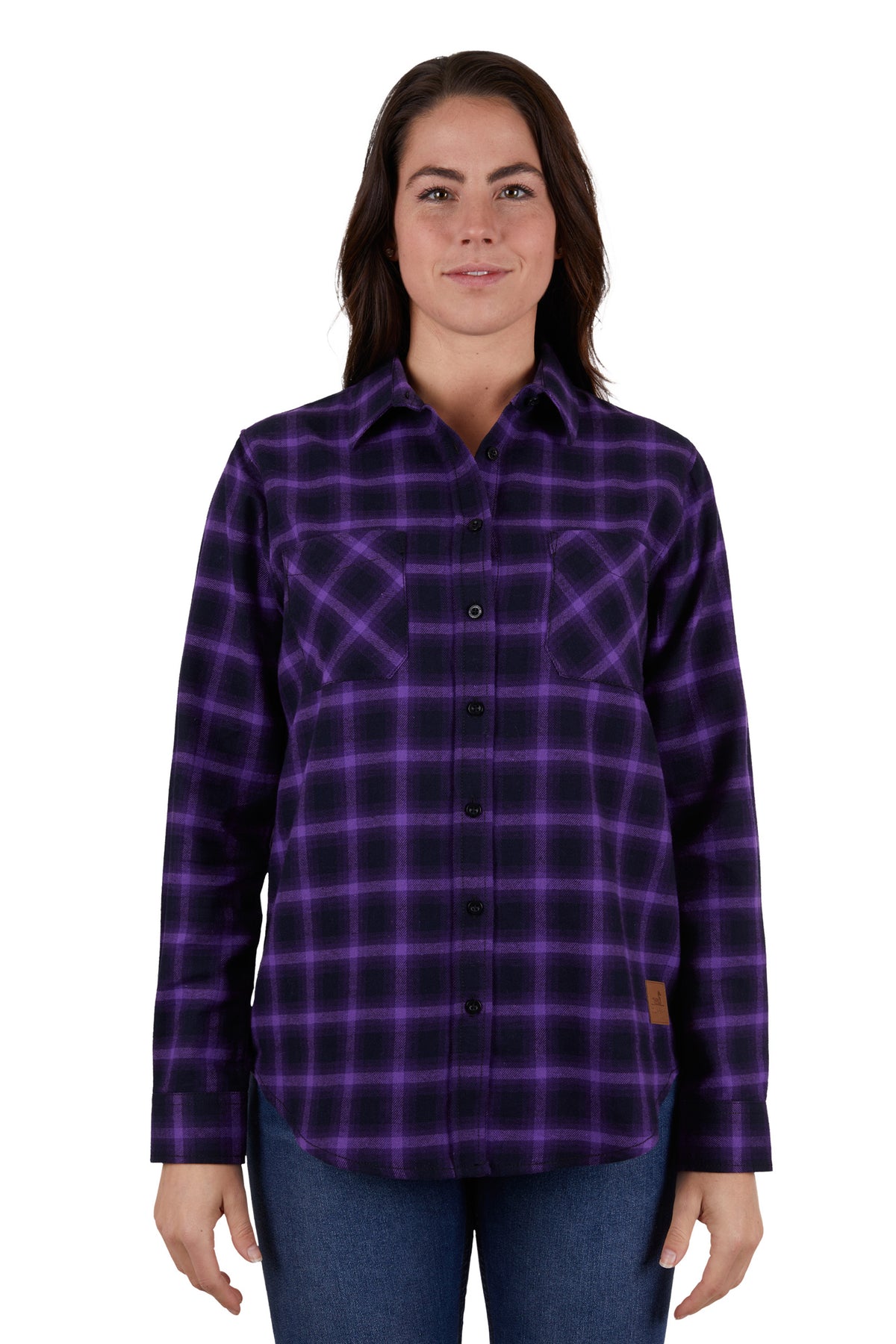 Thomas Cook Womens Nicole Thermal Shirt - Navy/Purple