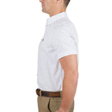 Thomas Cook Mens Jude Tailored Short Sleeve Shirt - White/Royal