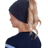 Thomas Cook Marcia Ponytail Beanie - Navy