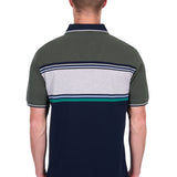 Thomas Cook Mens Andy Tailored Polo - Navy/Green
