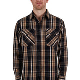Thomas Cook Mens Herb Thermal Shirt - Black/Tan
