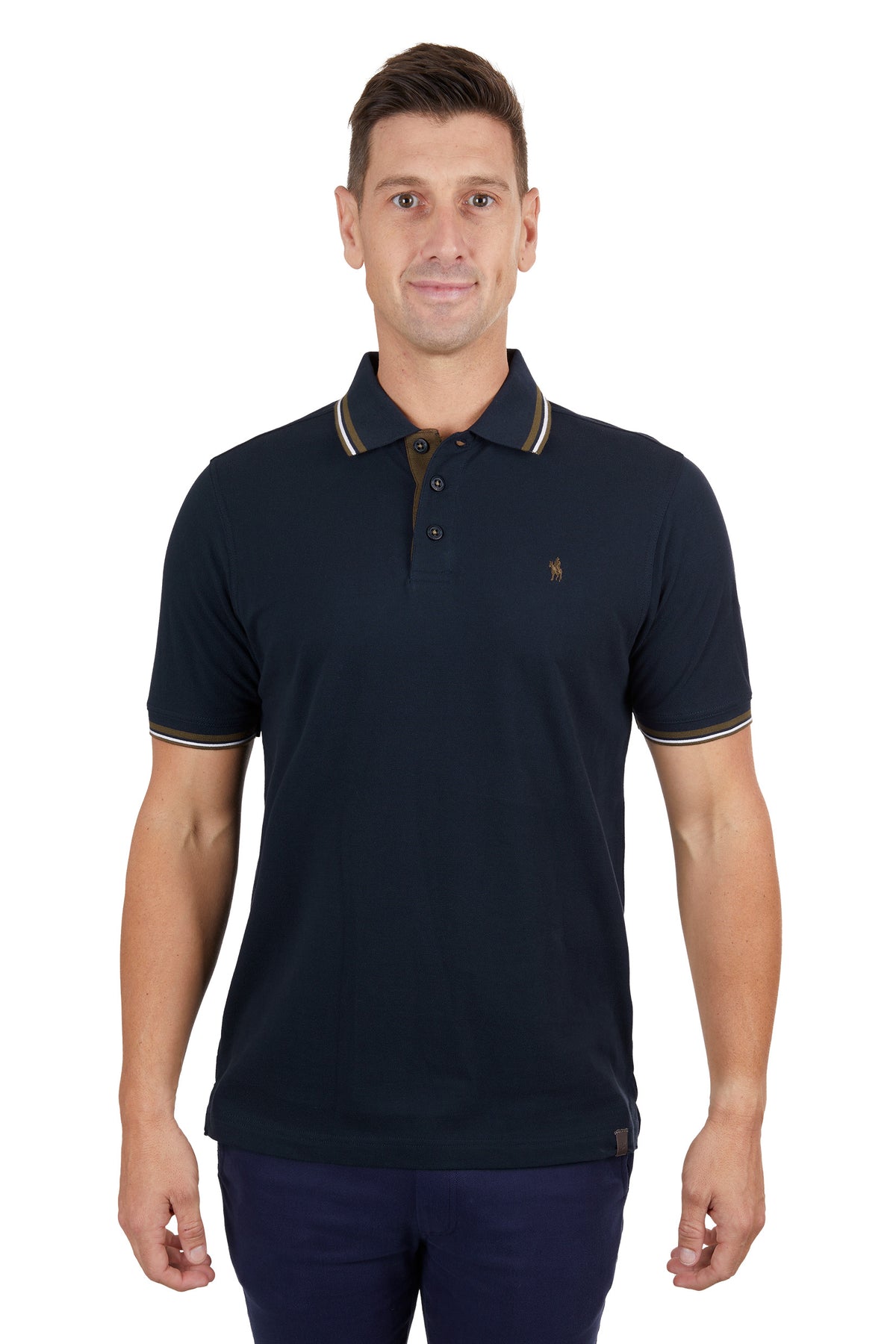 Thomas Cook Mens Logan Tailored Polo - Navy