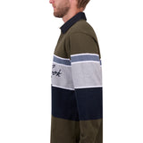 Thomas Cook Mens Tom Rugby - Dark Tan/Grey Marle