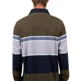Thomas Cook Mens Tom Rugby - Dark Tan/Grey Marle