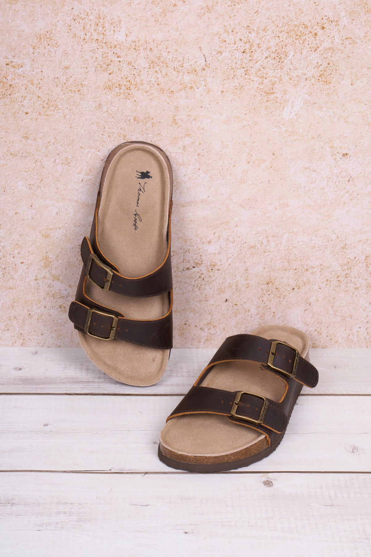 Thomas Cook Womens Trinity Buckle Sandal - Oiled Crazy Horse