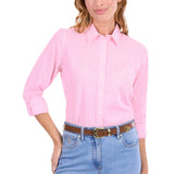 Thomas Cook Womens Penny Shirt - Rose Pink/White