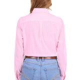 Thomas Cook Womens Penny Shirt - Rose Pink/White