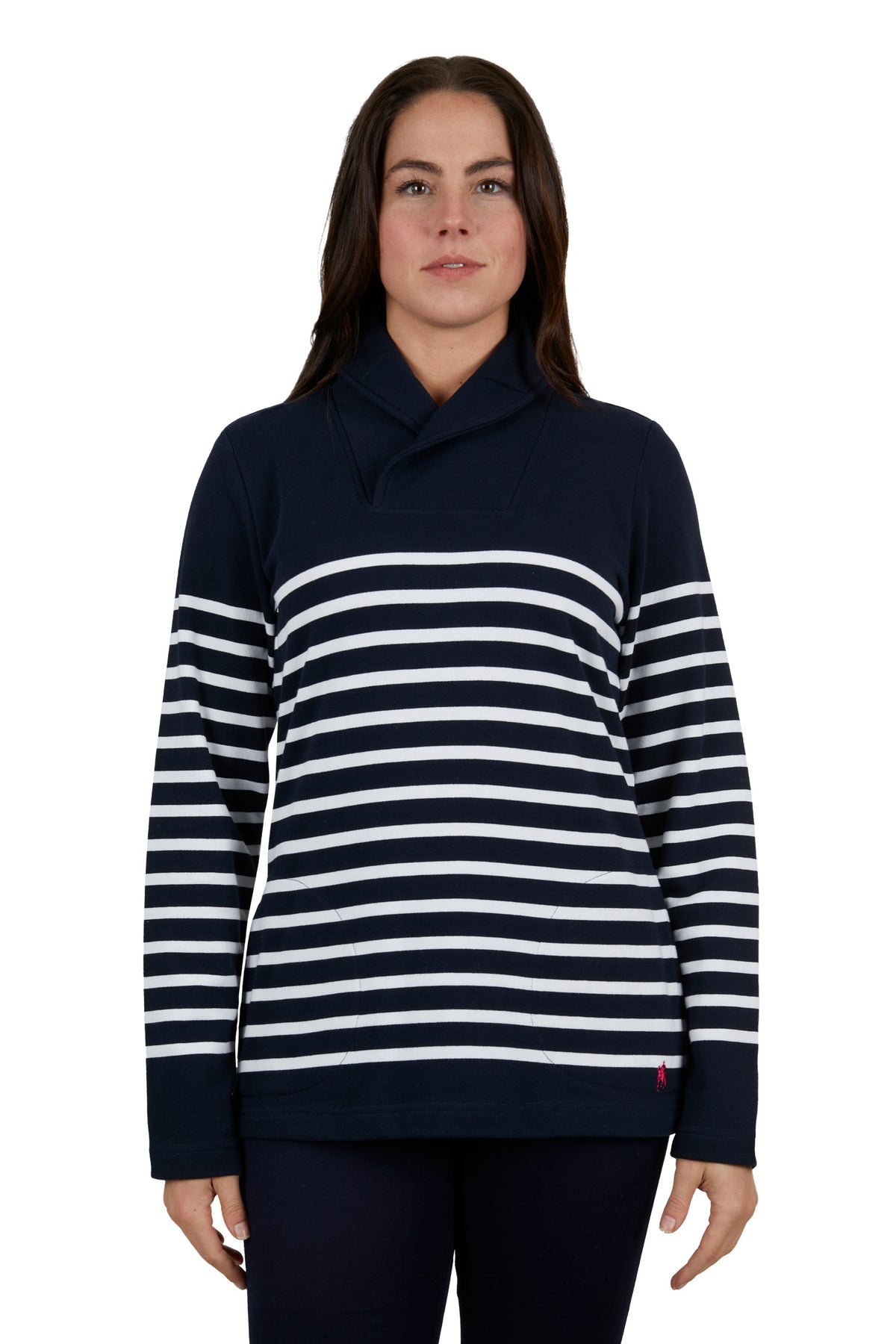 Thomas Cook Womens Jessica Pullover - Navy/White