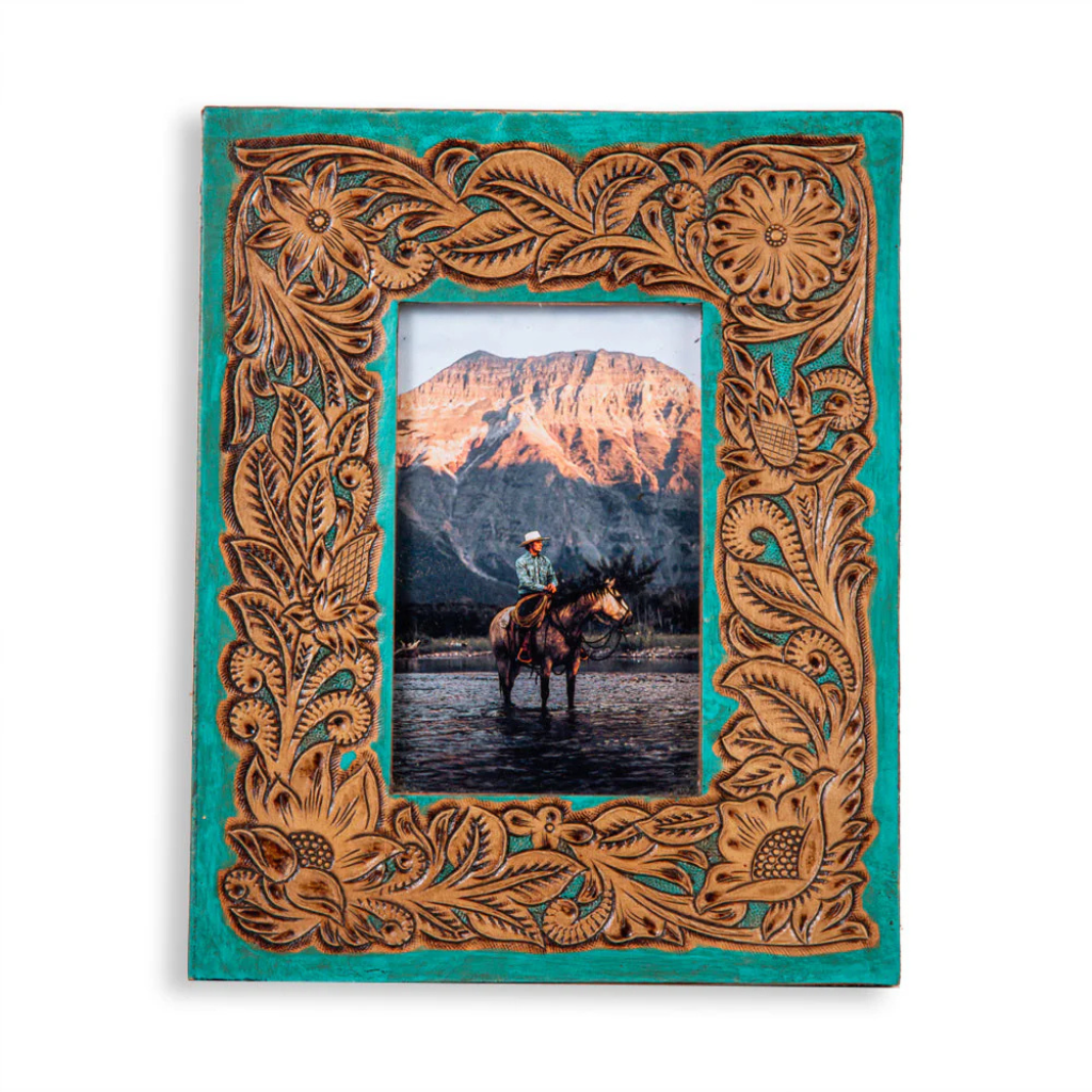 Times of Traditions Hand Tooled Photo Frame