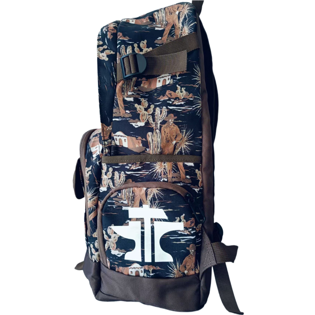 Tin Haul Backpack - Brown Wetsern Scene