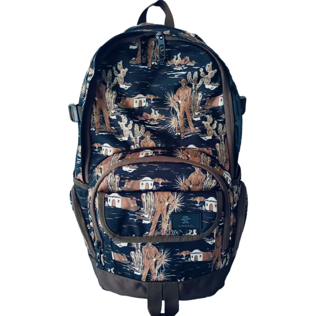 Tin Haul Backpack - Brown Wetsern Scene