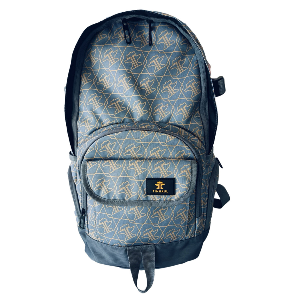 Tin Haul Backpack - Grey Branded