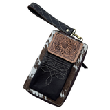 Tooling Leather Cowhide Boot Stitch Clutch Wallet