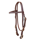 Toprail Equine Billings Oiled Harness Buckle Bridle