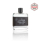 Tru Western Mens Leather Vintage Label #4 Deep Leather Eau De Cologne