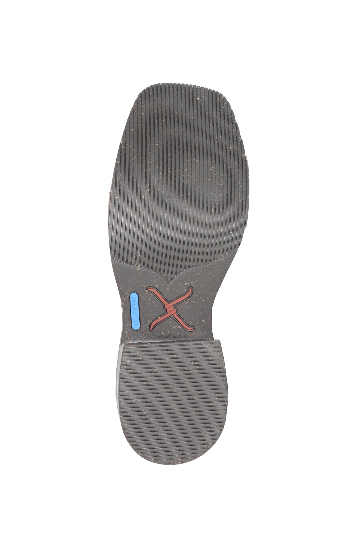 Twisted X Womens 9 Tech Zip Boot - Chocolate Truffle/Pink/Blue