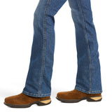 Ariat Womens Rebar Mid Rise Boot Cut Durastretch - Raven Sofia