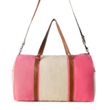 Wandermark Vintage Traveller Bag - Pink
