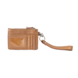 Western Card Holder - Light Brown/Hand tooled Cactus