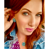 Wild Brumby Co. Blossom Snow Daisy Earrings
