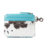 Wildflowers of the Prarie Credit Card Holder - Turquoise
