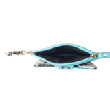 Wildflowers of the Prarie Credit Card Holder - Turquoise