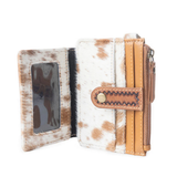 Wildflowers of the Prarie Credit Card Holder - Brown