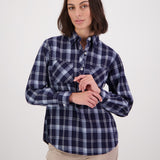 Swanndri Mens Barn Shirt - Cerulean Blue